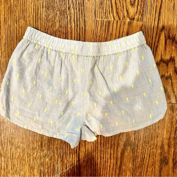 Vineyard Vines Toddler Girls Pull on Neon yellow and blue shorts 4T - Picture 2 of 4